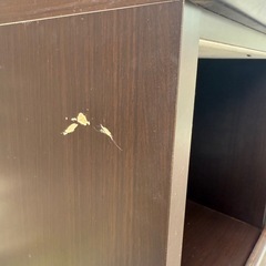 ⭐️ 格安‼️食器棚 松田家具 ブラウン 高さ200 横90 配送5000~ その他アイコンから多数出品中‼️の画像