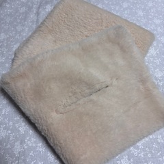 ふわもこマフラー　ベージュの画像