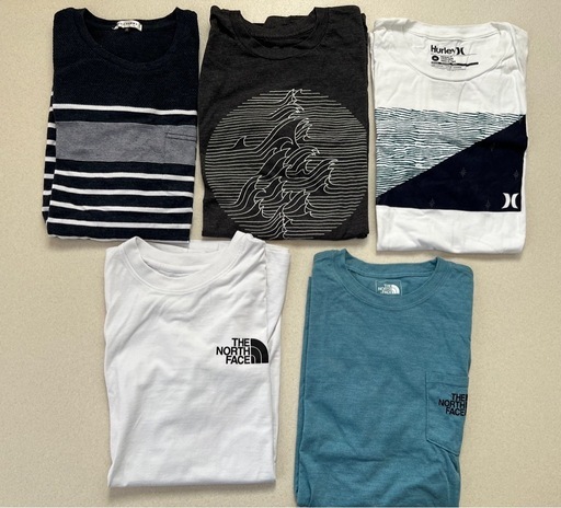 メンズ  アンダーアーマー、NB、ハーレー、THE NORTH FACE Tシャツ＆スポーツウェアなど まとめ売り