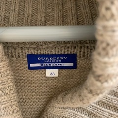 【Burberry】 BLUE LABEL ポンチョの画像