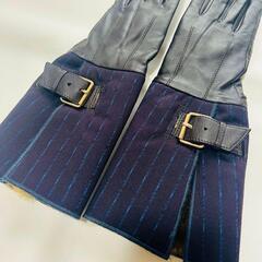 【新品 / CASSELINI】羊革 バックル付き ガントレットグローブ 手袋の画像