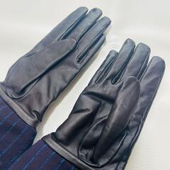 【新品 / CASSELINI】羊革 バックル付き ガントレットグローブ 手袋の画像