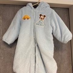 50-70cm フリースロンパース