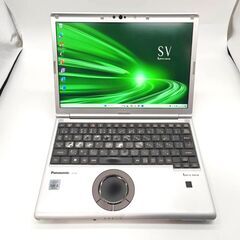 超軽量 バッテリー◎ フルHD 12.1 パナソニック ノートPC Let'sNote レッツノート CF-SV9-2 Core i5-10210U windows11 pro 16GB SSD256GB  カメラあり オフィス (C361)の画像