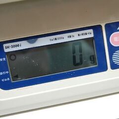 A&D デジタルスケール SK-2000i 2000g 単1電池6本 動作確認済み デジタルはかり エーアンドデイ 札幌市 清田区 平岡の画像