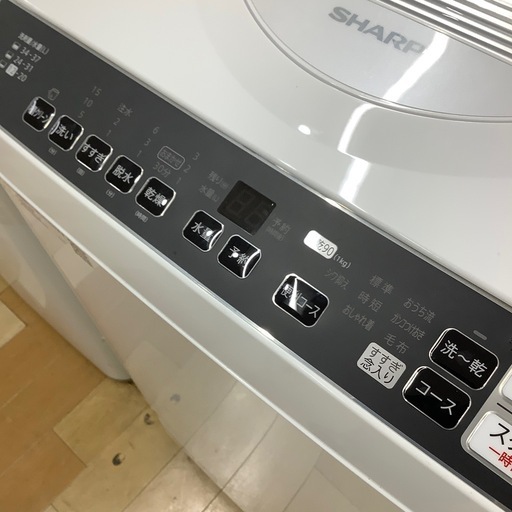 【トレファク ラパーク岸和田店】2021年製 SHARP 縦型洗濯乾燥機　入荷しました【6ヶ月保証】