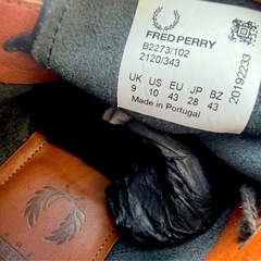 FRED PERRYスニーカー！の画像