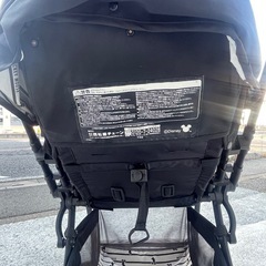 西松屋 ベビーカー Smart Angel デ・ヨーネ　レジェ ミッキーデザイン アップリカ ブラック A型ベビーカーの画像