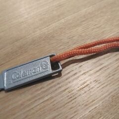 コールマンテントファスナーの摘まむところの画像