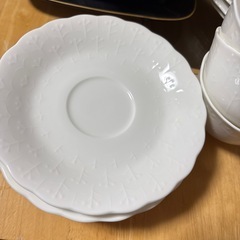 ティーカップ　ティーポットの画像