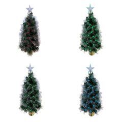 【REGASTOCK川崎店】LED スペシャルカラーチェンジ ファイバーツリー クリスマスツリー 90cm WG-9603 友愛玩具 イルミネーション 飾りの画像