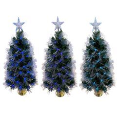 【REGASTOCK川崎店】LED スペシャルカラーチェンジ ファイバーツリー クリスマスツリー 90cm WG-9603 友愛玩具 イルミネーション 飾りの画像