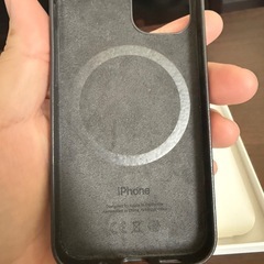 iPhone12mini Apple純正レザーケース　美品　の画像