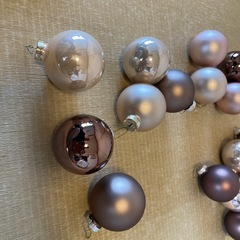 ガラス製クリスマスツリーオーナメント 6cm   の画像