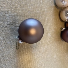 ガラス製クリスマスツリーオーナメント 6cm   の画像