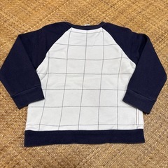 アプレレクール DAILY ROUTINE トレーナー 90cm ネイビーの画像