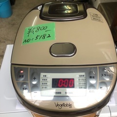 NO：5182    5🈴マイコン炊飯ジャー‼️2024年製❣️美品の画像