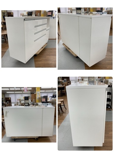 ジモティー限定価格！S168 ⭐ NITORI ニトリ キッチンカウンター レジューム150 ソフトクローズ搭載 幅150cm USED 綺麗