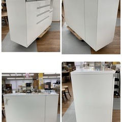 ジモティー限定価格！S168 ⭐ NITORI ニトリ キッチンカウンター レジューム150 ソフトクローズ搭載 幅150cm USED 綺麗 の画像