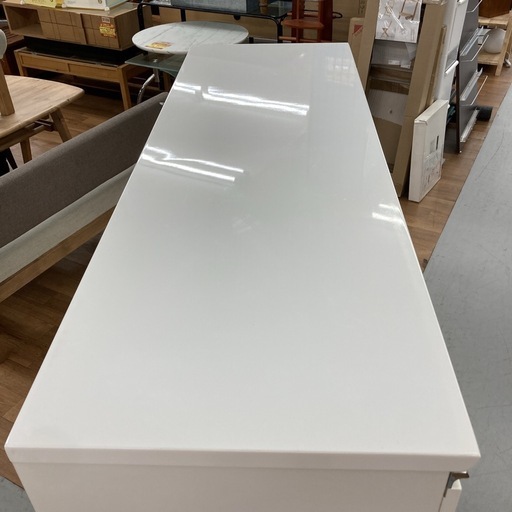 ジモティー限定価格！S168 ⭐ NITORI ニトリ キッチンカウンター レジューム150 ソフトクローズ搭載 幅150cm USED 綺麗
