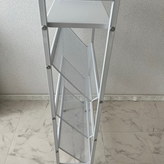 シューズラック　ブックラック　白の画像