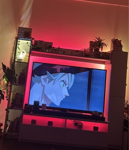 テレビ&テレビ台&スピーカー　swich bot LED