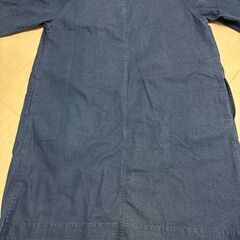 【取りに来てくれる方限定】大きいサイズインディゴ染め レース装飾 アウター 3Lの画像