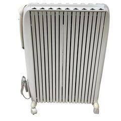 オイルヒーター DeLonghi DRAGON3 D091549EFS X字型フィン 美品★S3512Aの画像