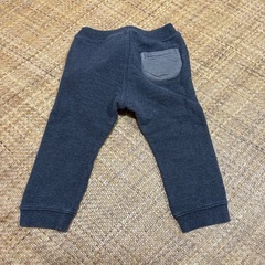 アプレレクール キルトパンツ 80 グレー 長ズボン ベビー服の画像