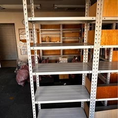 スチールラック⭐️中量棚　業務用ラック　H210　美品　の画像