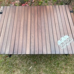 アウトドア用ロールテーブル90cmウォールナットの画像