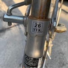 自転車　ママチャリ　26インチの画像