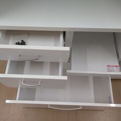 リユースのサカイ浦和店 【F498】★食器棚 ニトリ コパン80KB ホワイトの画像