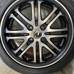 165/55R15タイヤホイール２本のみ。の画像