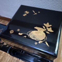 お正月　おせち　上等な重箱セットの画像