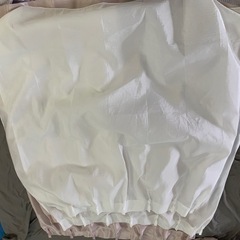 ニトリ　ピンク　遮光カーテン　レース付きの画像