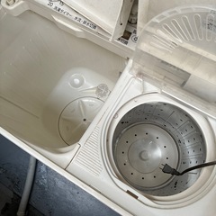 無料　二層式　洗濯機　アクア　(引き取り限定)の画像
