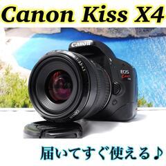 ‼️届いてすぐ使える‼️Canon Kiss X4 デジタル一眼...