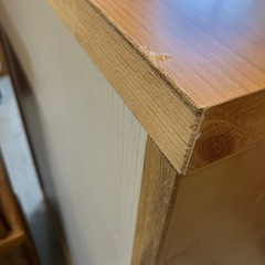 12/25まで店頭商品一部を除き半額クリスマスSALE!!開催中　サ2512-057 ハイチェスト スカーレット 90-6 パイン キズ汚れ有りの画像