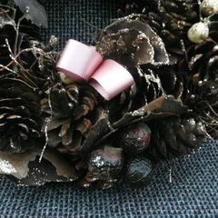 クリスマスリース　径２５センチの画像