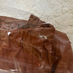 ZARA フェイクレザー プリーツスカートの画像