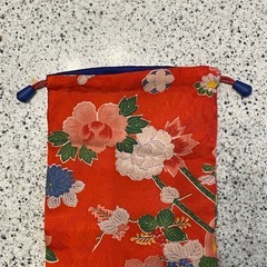 【ハンドメイド】着物ハギレ袋の画像
