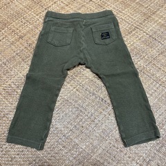 petit main プティマイン レギンス パンツ 80 カーキの画像