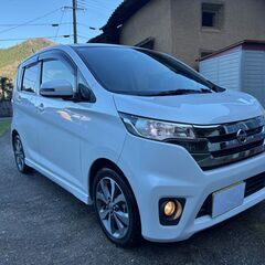 ご成約ありがとうございました！上級グレードデイズハイウェイスターGターボ☆メーカーナビ☆フルセグTV☆Bluetoothオーディオ☆ETC☆車検8年9月迄☆スマートキーの画像