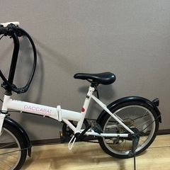 折りたたみ自転車 中古 すぐ乗れますの画像