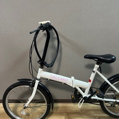 折りたたみ自転車 中古 すぐ乗れますの画像