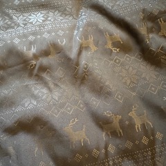 クマ耳 抱っこ紐ケープ 防寒ケープ　ベビーカーフットマフ ノルディック柄 の画像