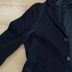 COMME CA ISM コムサイズム メンズ　ウールチェスターコート　濃紺　Mの画像