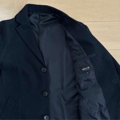 COMME CA ISM コムサイズム メンズ　ウールチェスターコート　濃紺　Mの画像