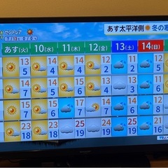 SHARP AQUOS液晶テレビ40インチ LC-40H11 2014年製の画像